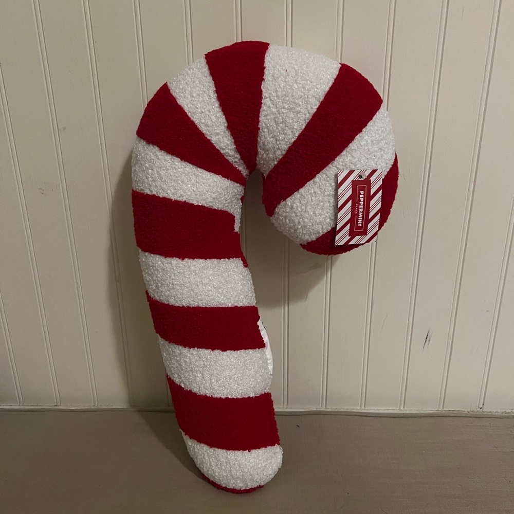 Candy cane pillow